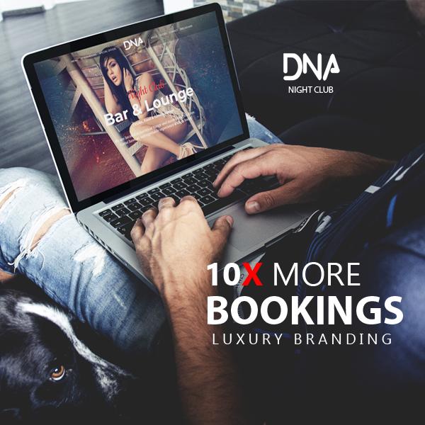 DNA Nightclub: Website and Branding